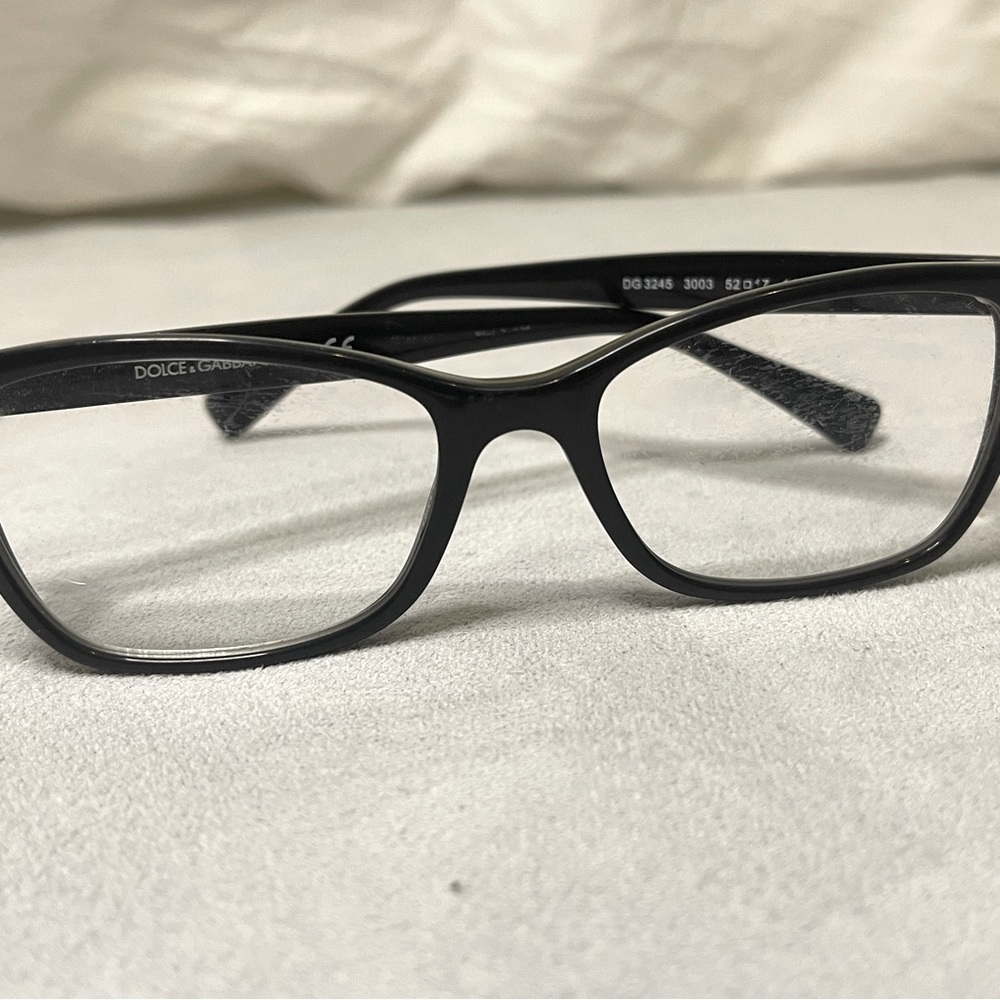 Dolce & Gabbana black frame eye glasses